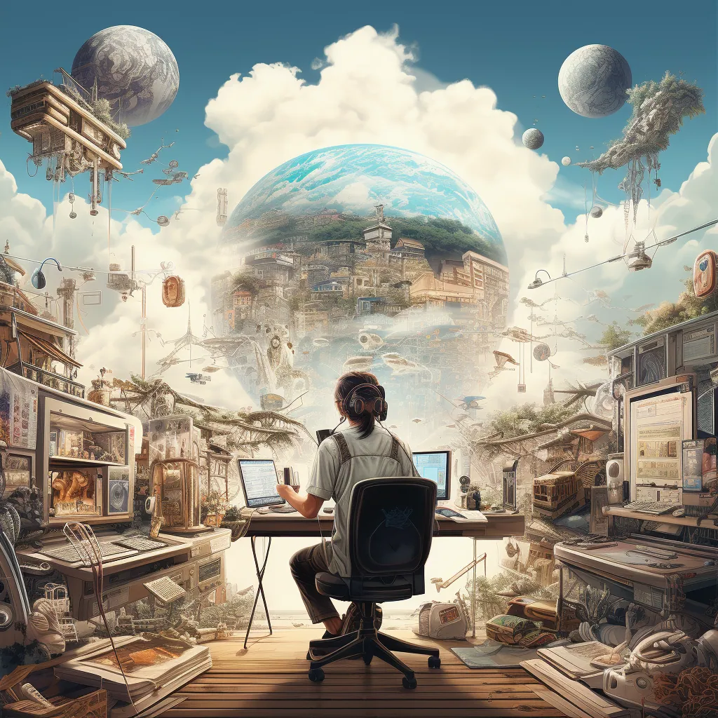 a realm of digital craftsmanship, computing in the clouds