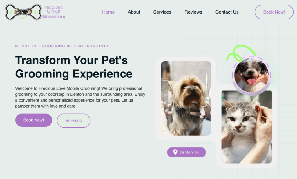 preciouslovegroomingwebsite-mobiledoggroomerindentontx