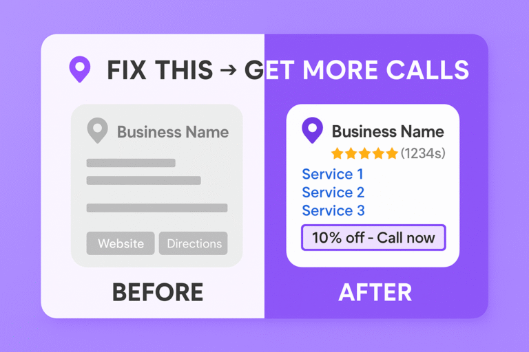 5 Quick Google Business Profile Fixes That Actually Get You More Calls