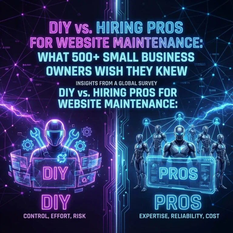 DIY vs. Hiring Pros for Website Maintenance: What 500+ Small Business Owners Wish They Knew
