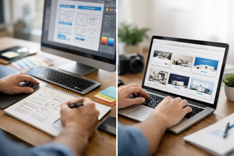 Custom Website vs Template Website