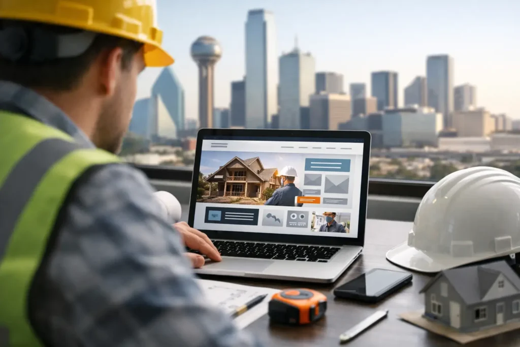 Dallas Contractor Web Design That Brings Leads