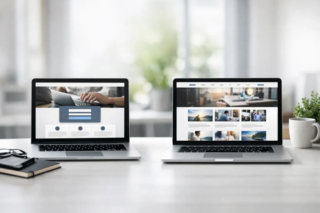 Landing Pages Versus Websites for More Leads