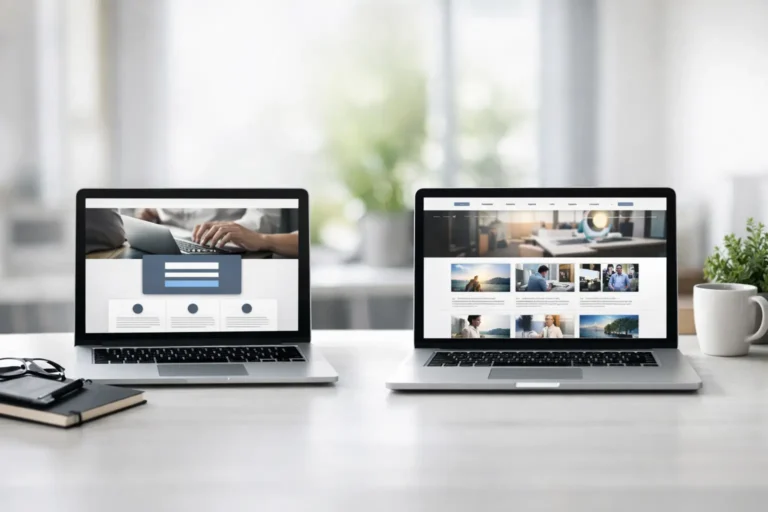 Landing Pages Versus Websites for More Leads